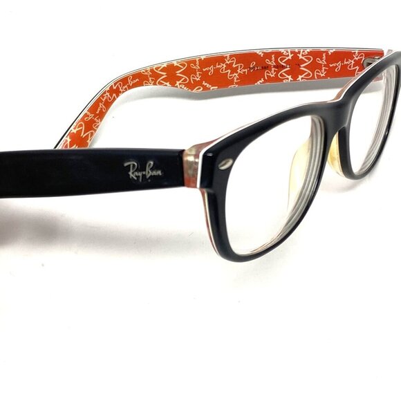 Ray Ban RB 2168F Year 2000's Black Frame Logo Inside Prescription Lenses - Picture 8 of 16